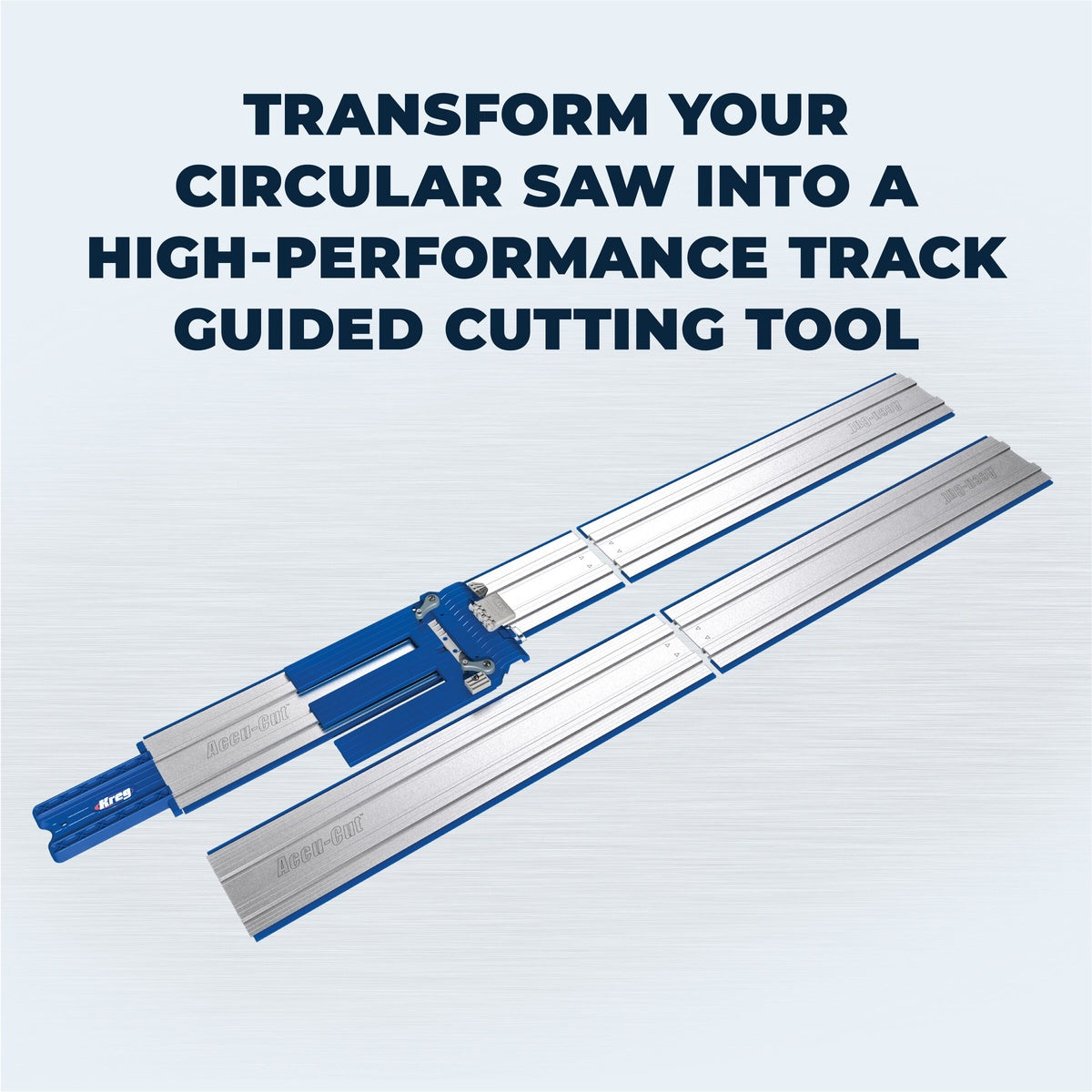 Kreg Accu-Cut XL 100-in. Circular Saw Track Guide System for Straight Cuts (KMA3700)