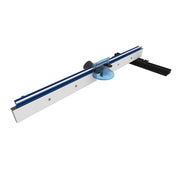 Kreg Tool PRS1015 Precision Router Table Fence mounted on a router table fence system for accurate woodworking setup and edge-routing tasks in the shop