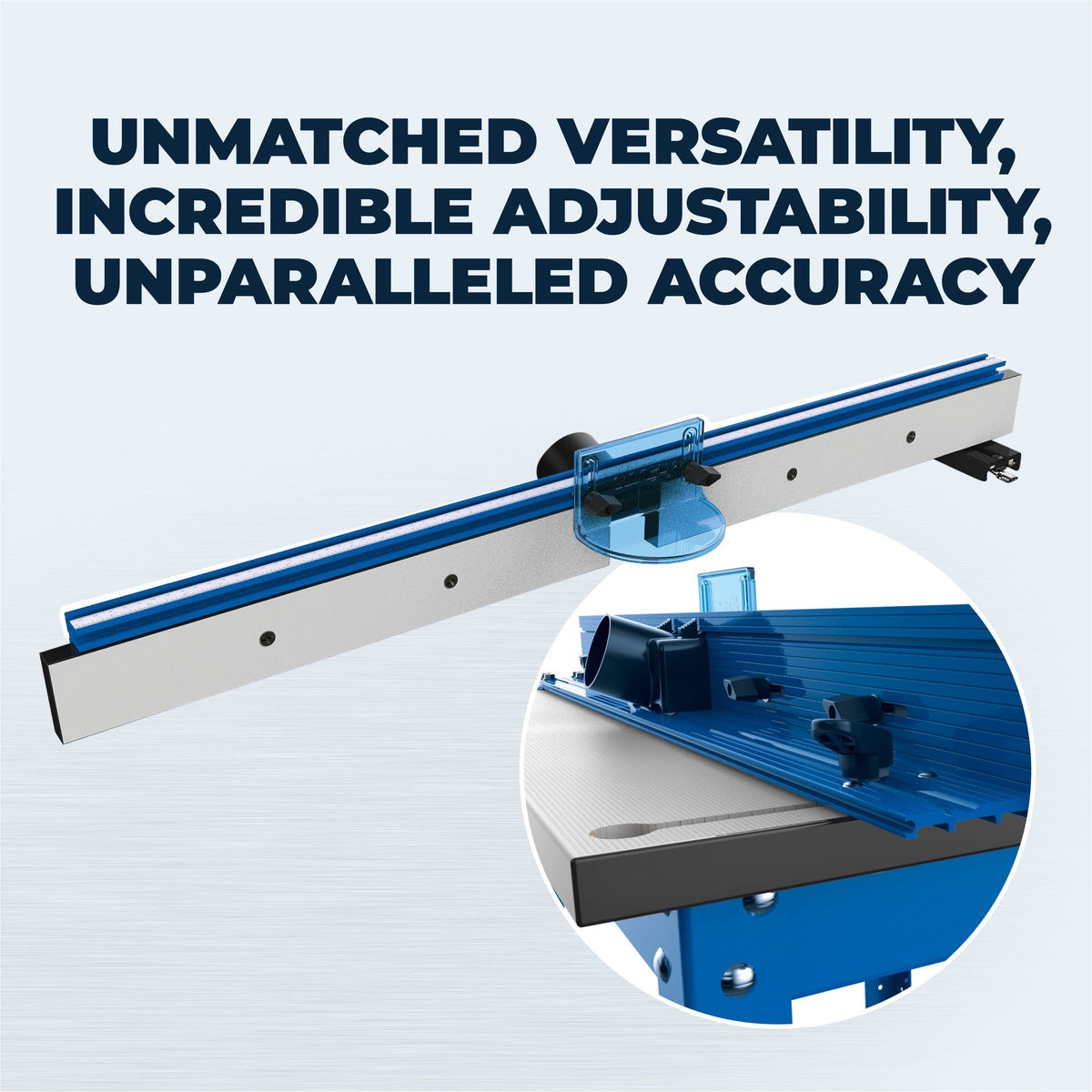 Kreg Precision Router Table Fence with Micro-Adjust and Dust Port (PRS1015)