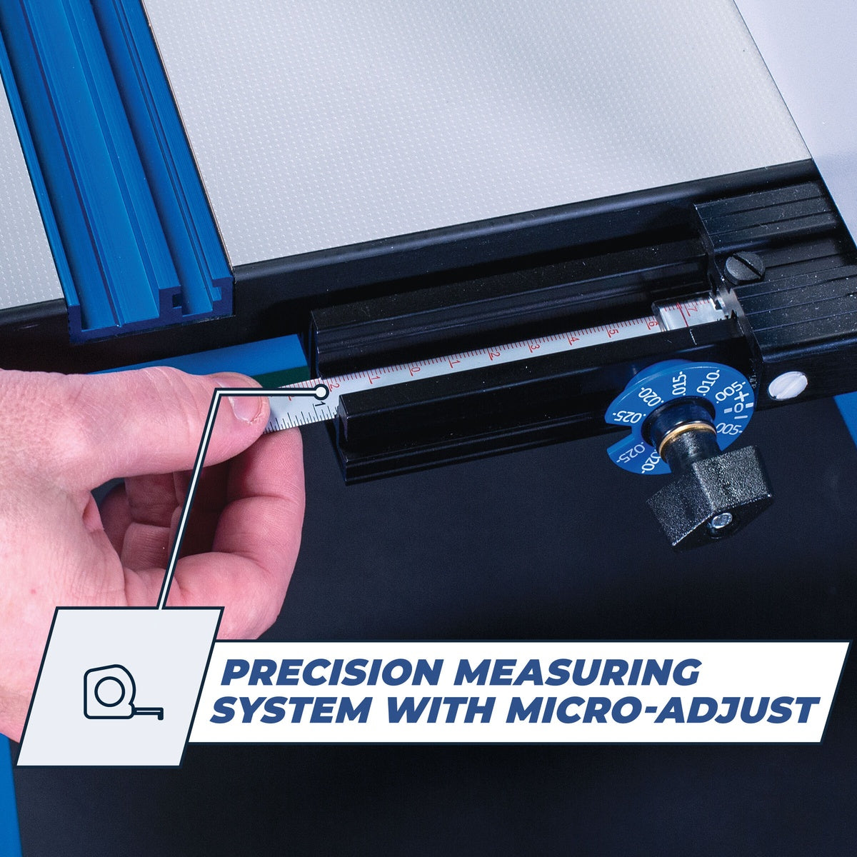 Kreg Precision Router Table Fence with Micro-Adjust and Dust Port (PRS1015)