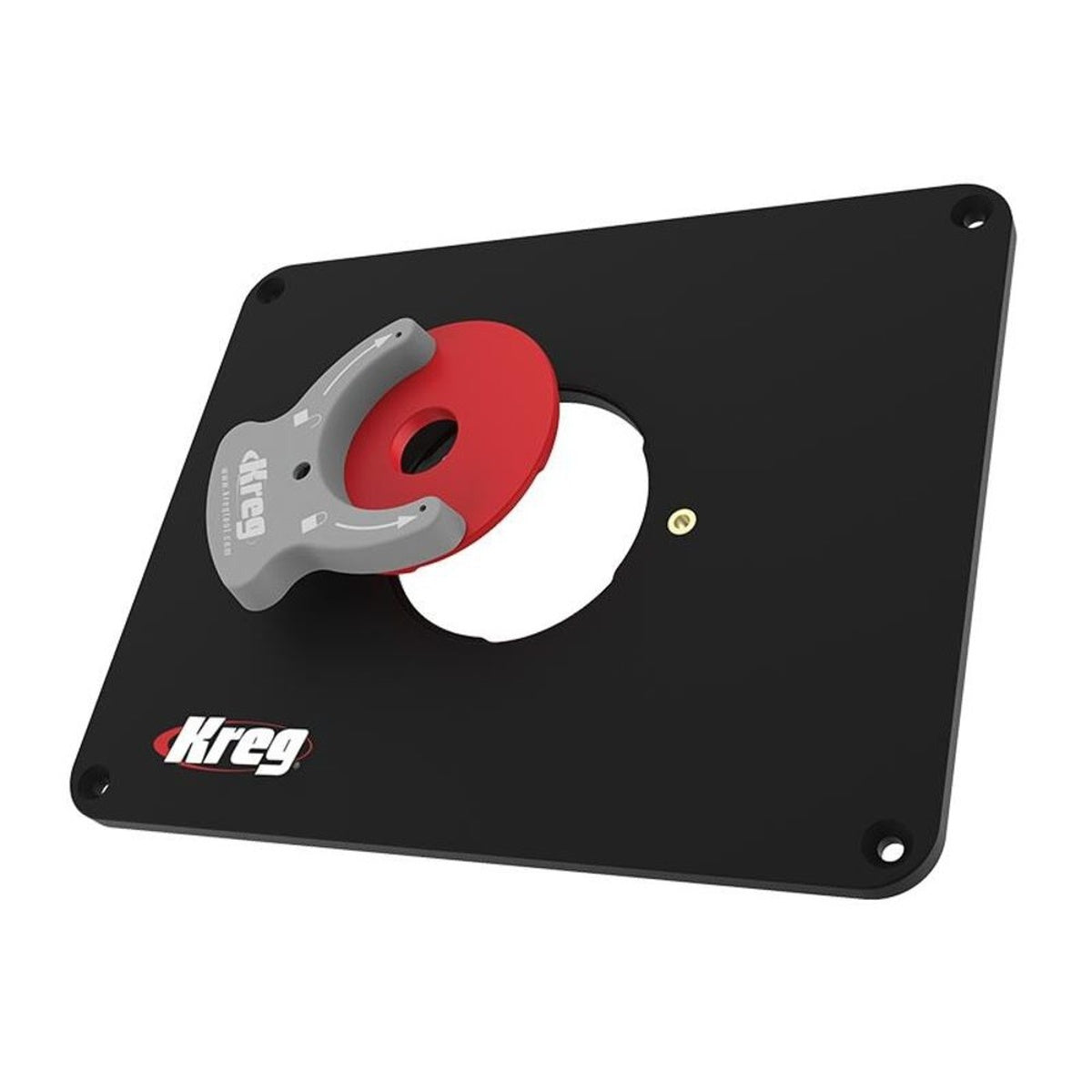 Kreg Precision Router Table Insert Plate with Level-Loc Rings, Undrilled (PRS4038)