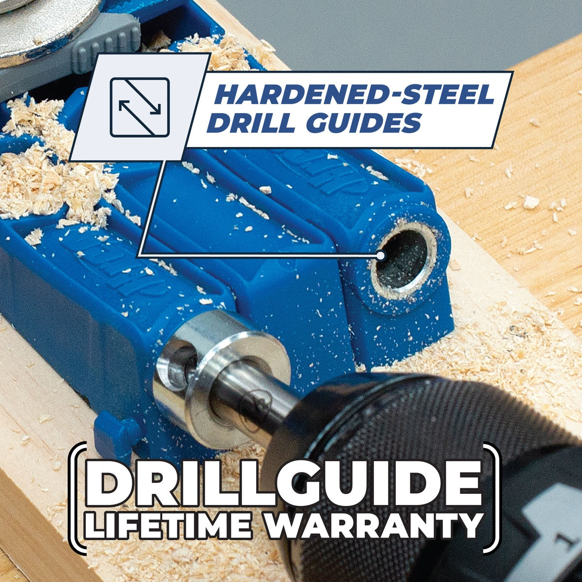 Kreg Pocket-Hole Jig 310 for 1/2-in. to 1-1/2-in. Material, Portable Joinery Kit (KPHJ310)