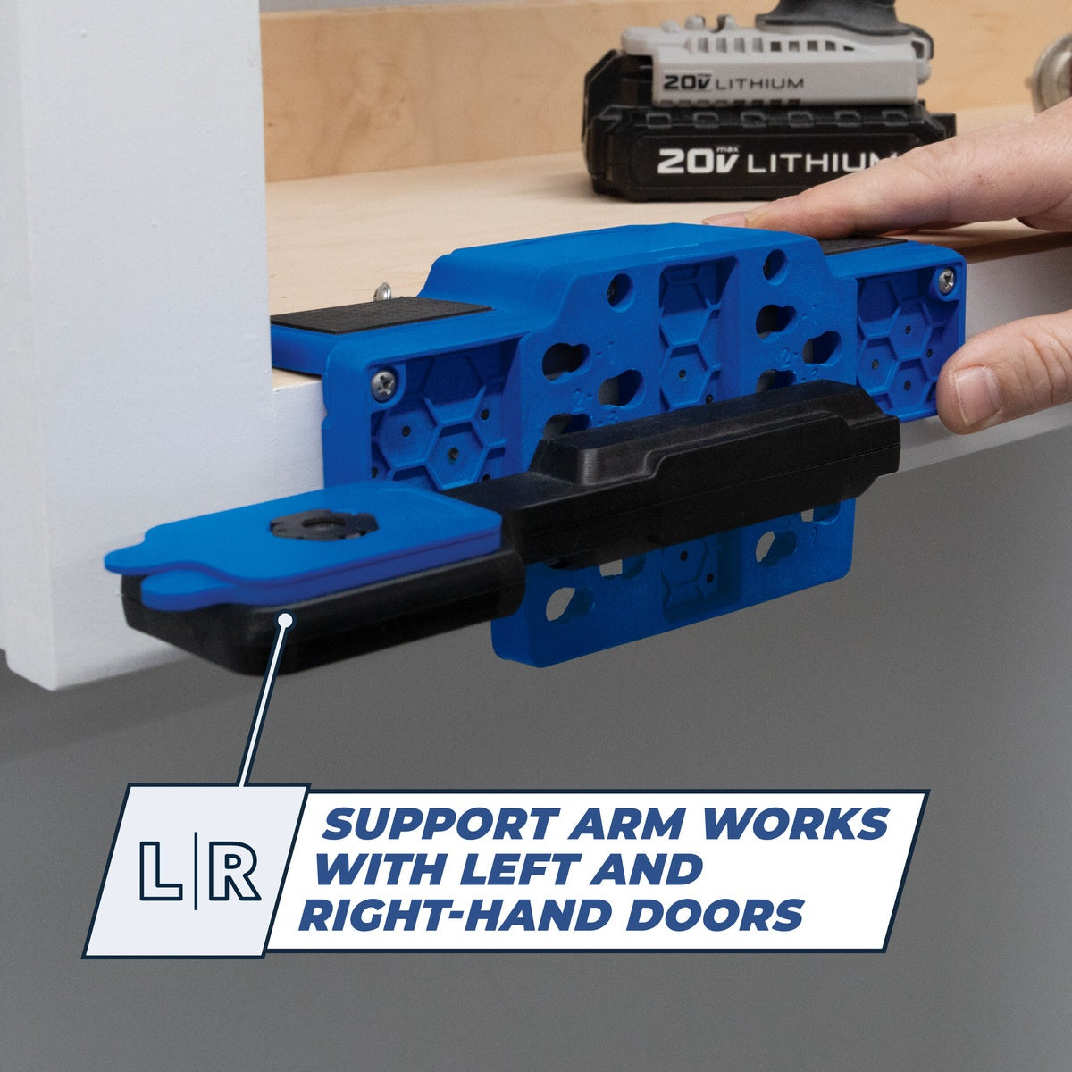 Kreg Tool Cabinet Door Mounting Jig for Frameless and Face-Frame Cabinets (KHI-CDIJ)