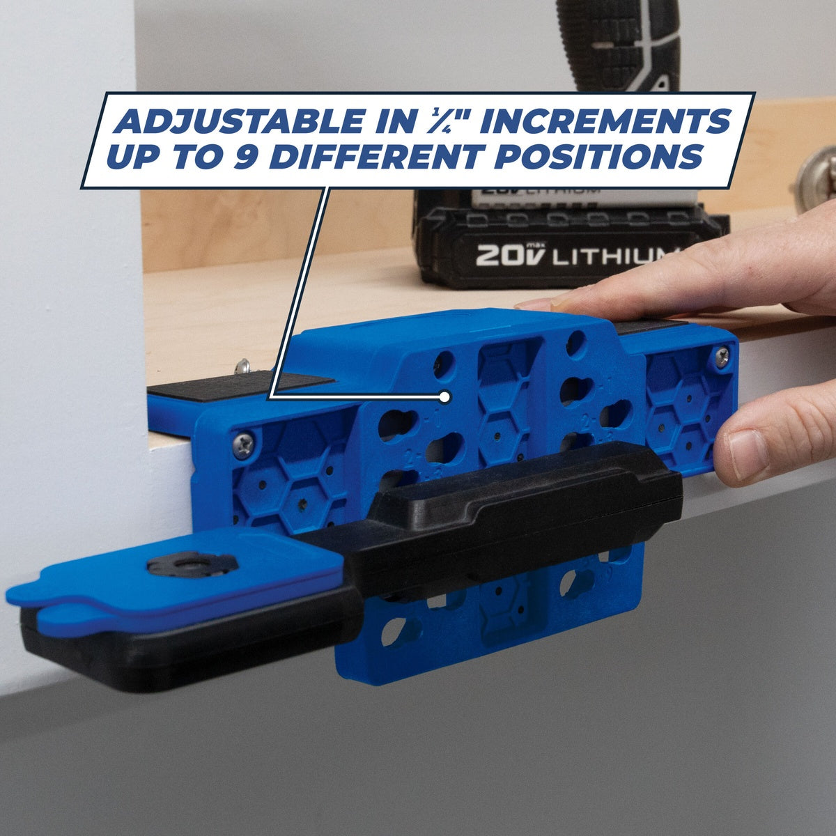 Kreg Tool Cabinet Door Mounting Jig for Frameless and Face-Frame Cabinets (KHI-CDIJ)