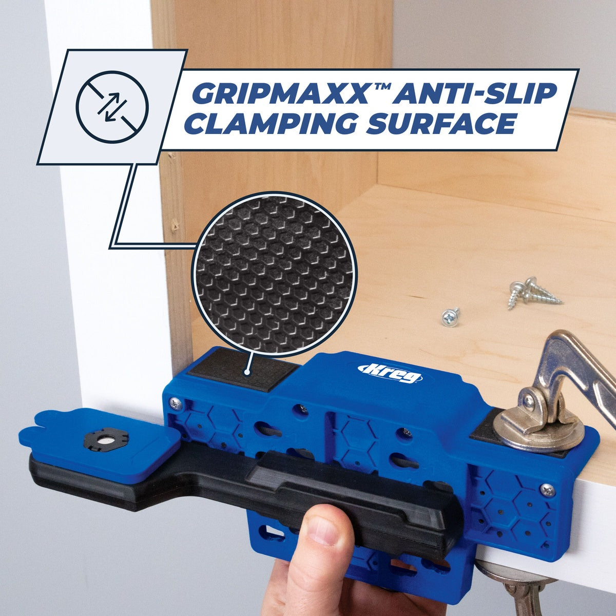 Kreg Tool Cabinet Door Mounting Jig for Frameless and Face-Frame Cabinets (KHI-CDIJ)