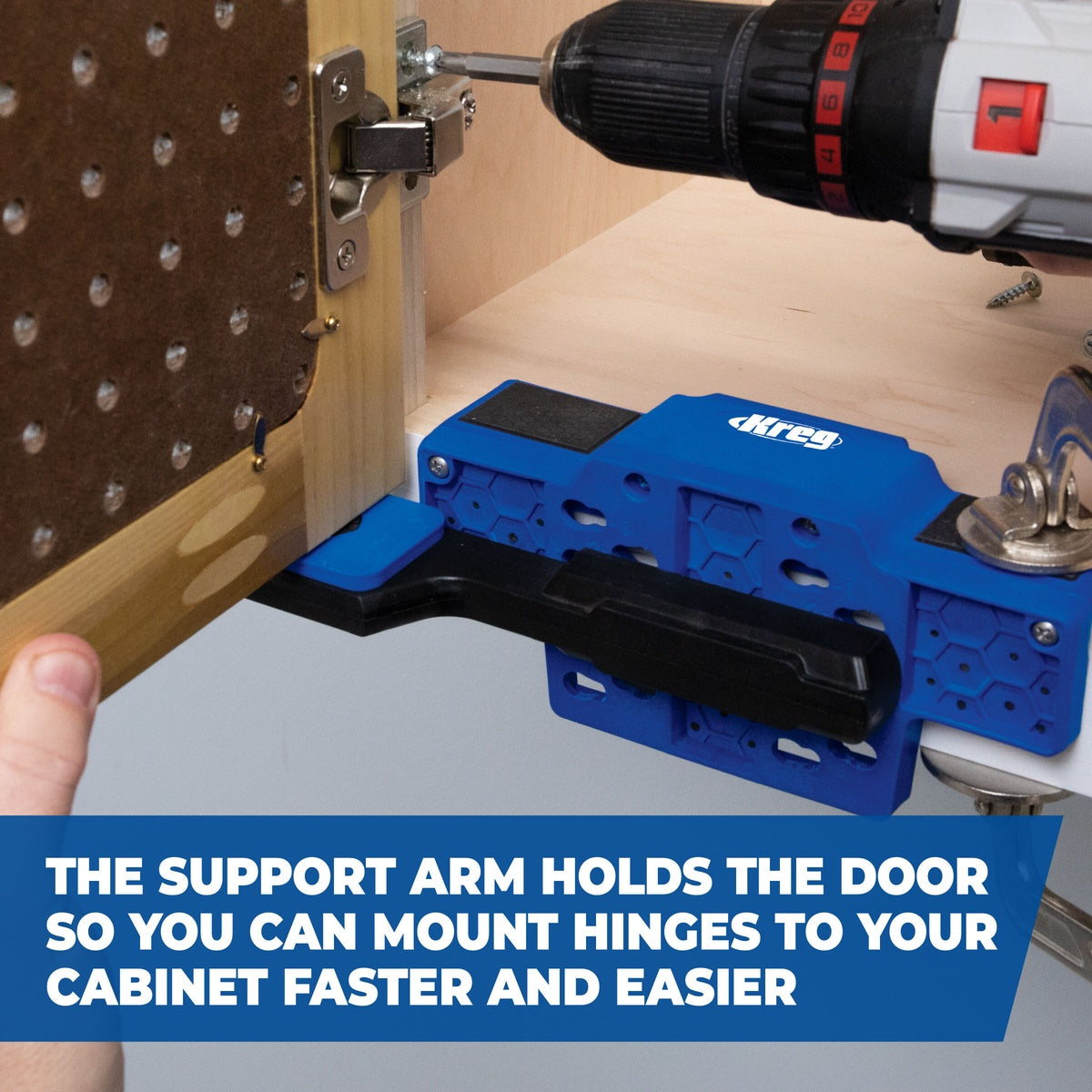 Kreg Tool Cabinet Door Mounting Jig for Frameless and Face-Frame Cabinets (KHI-CDIJ)