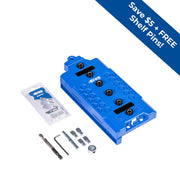 Kreg Tool Shelf Pin Jig 1/4-in. Cabinet Shelf Hole Drilling Jig with Bit and Pins (KMA3225)
