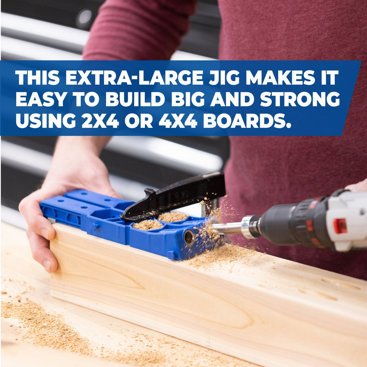 Kreg Pocket-Hole Jig XL for 2x4 and 4x4 Boards (KPHJ920)