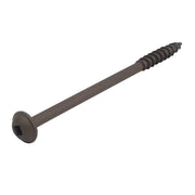 Kreg SML-C4X400-30 4-in XL Pocket-Hole Screws - 30 ct. single hardened steel pocket-hole screw product view showing long 4 inch body and square drive head for thick stock joinery