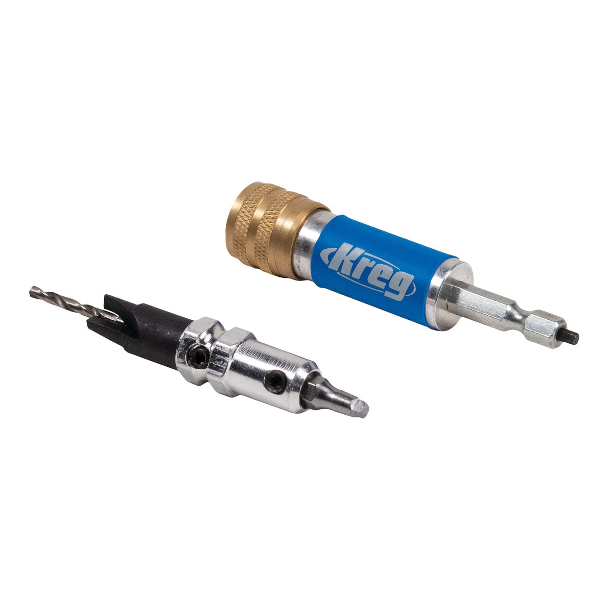 Kreg KDRV-FLIP Quick-Flip with removable pilot drill insert and 1/4 inch hex shank for drill and impact driver use in the shop