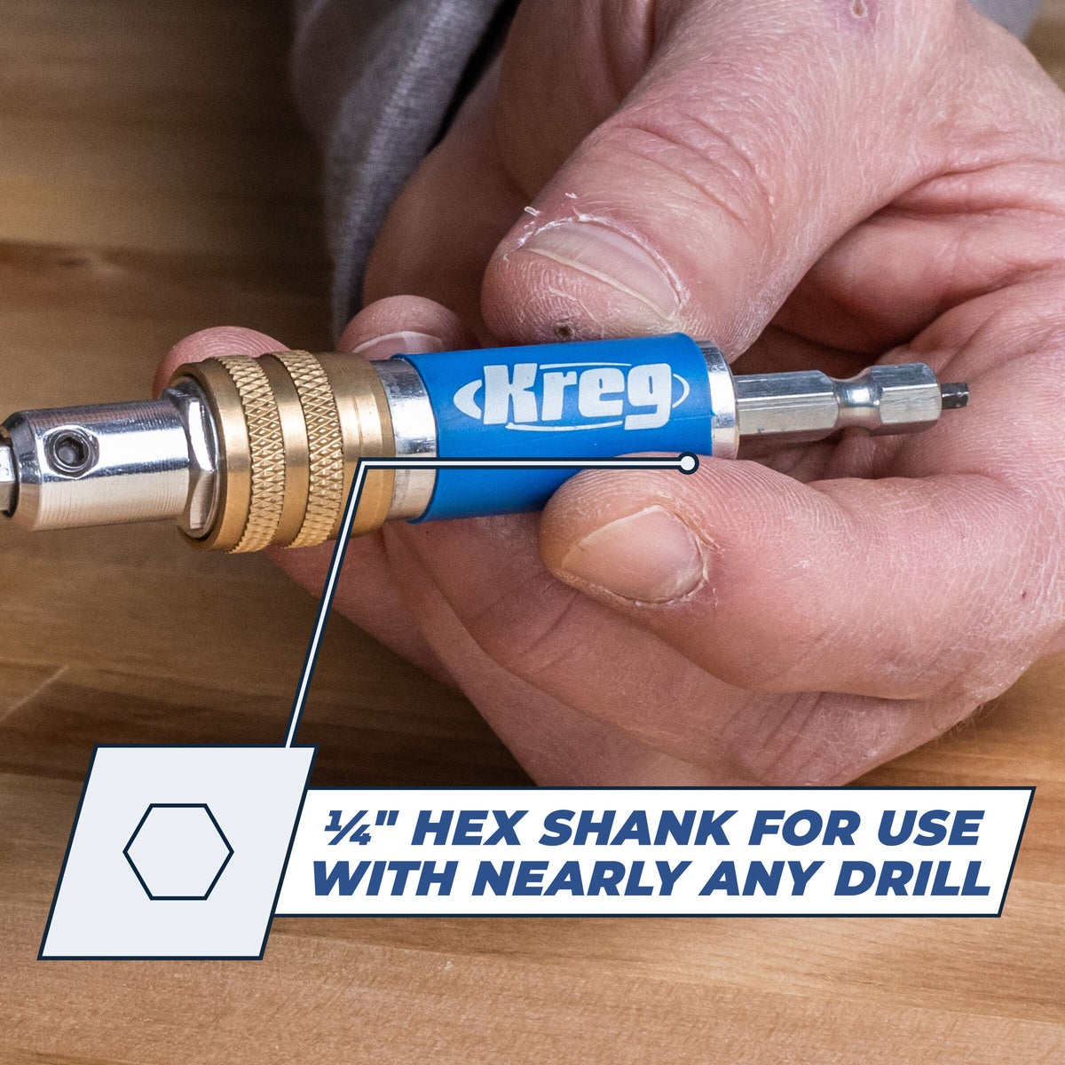 Kreg Quick-Flip 1/4 in. Hex Drill and Drive Bit Accessory for Kreg Screws (KDRV-FLIP)