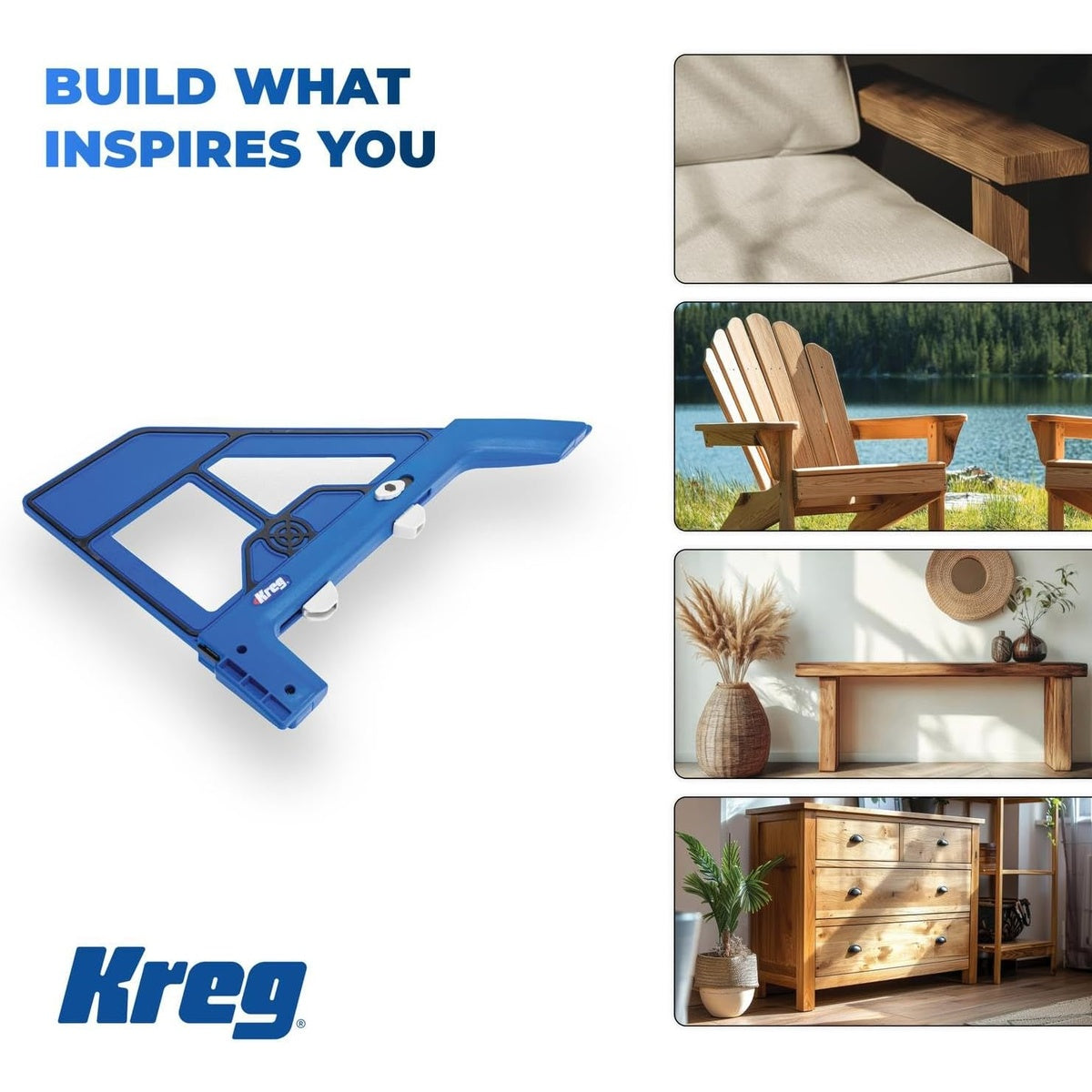 Kreg Portable Crosscut Circular Saw Crosscut Jig for Accurate 45 and 90 Degree Cuts (KMA4000-E)