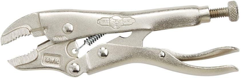 Irwin 1002L3 VISE-GRIP Original Curved Jaw Locking Pliers with Wire Cutter 4-in.