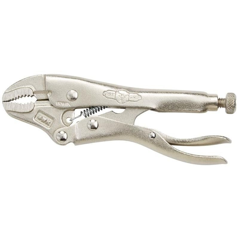 Irwin 1002L3 VISE-GRIP Original Curved Jaw Locking Pliers with Wire Cutter 4-in.