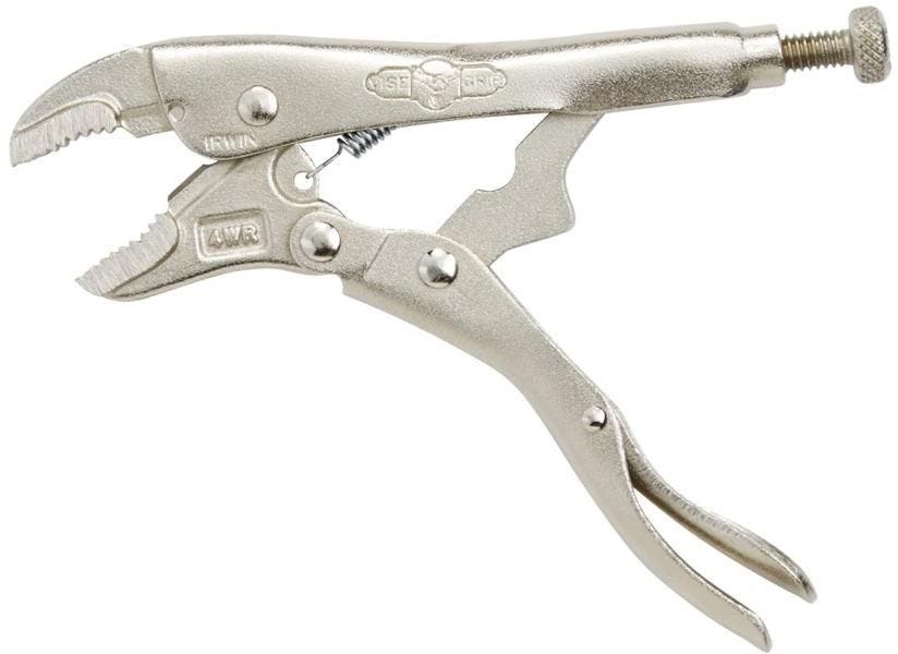 Irwin 1002L3 VISE-GRIP Original Curved Jaw Locking Pliers with Wire Cutter 4-in.