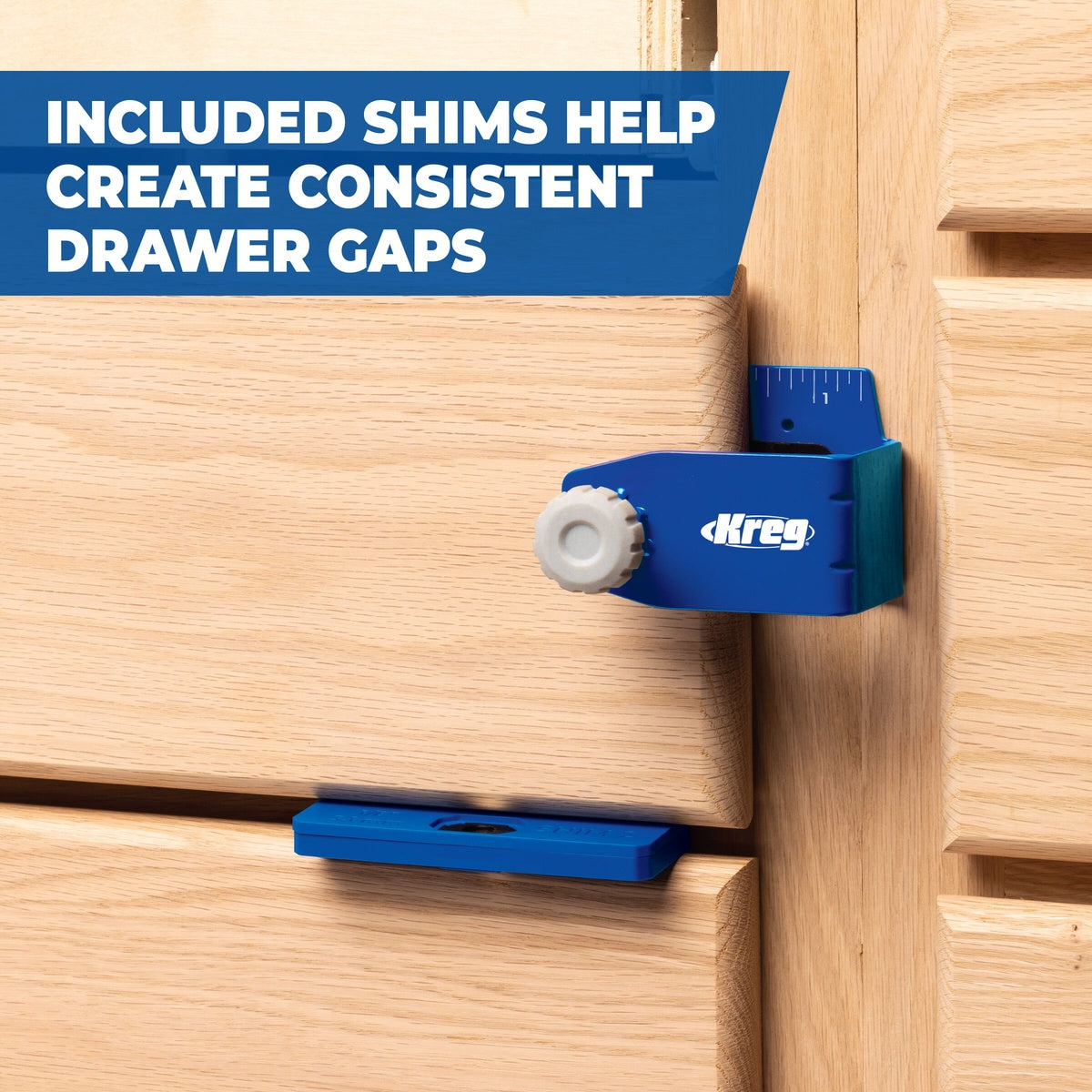 Kreg Drawer Front Mounting System Cabinet Jig for Aligning Drawer Fronts (KCS-DFMT-PRO)