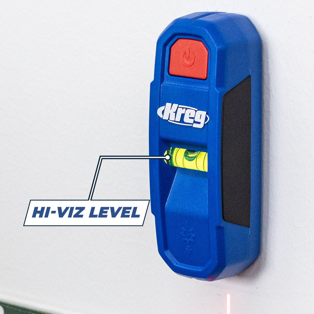 Kreg LASER-MARK Magnetic Stud Finder with Laser Marker and Bubble Level (KMM1000LZ)
