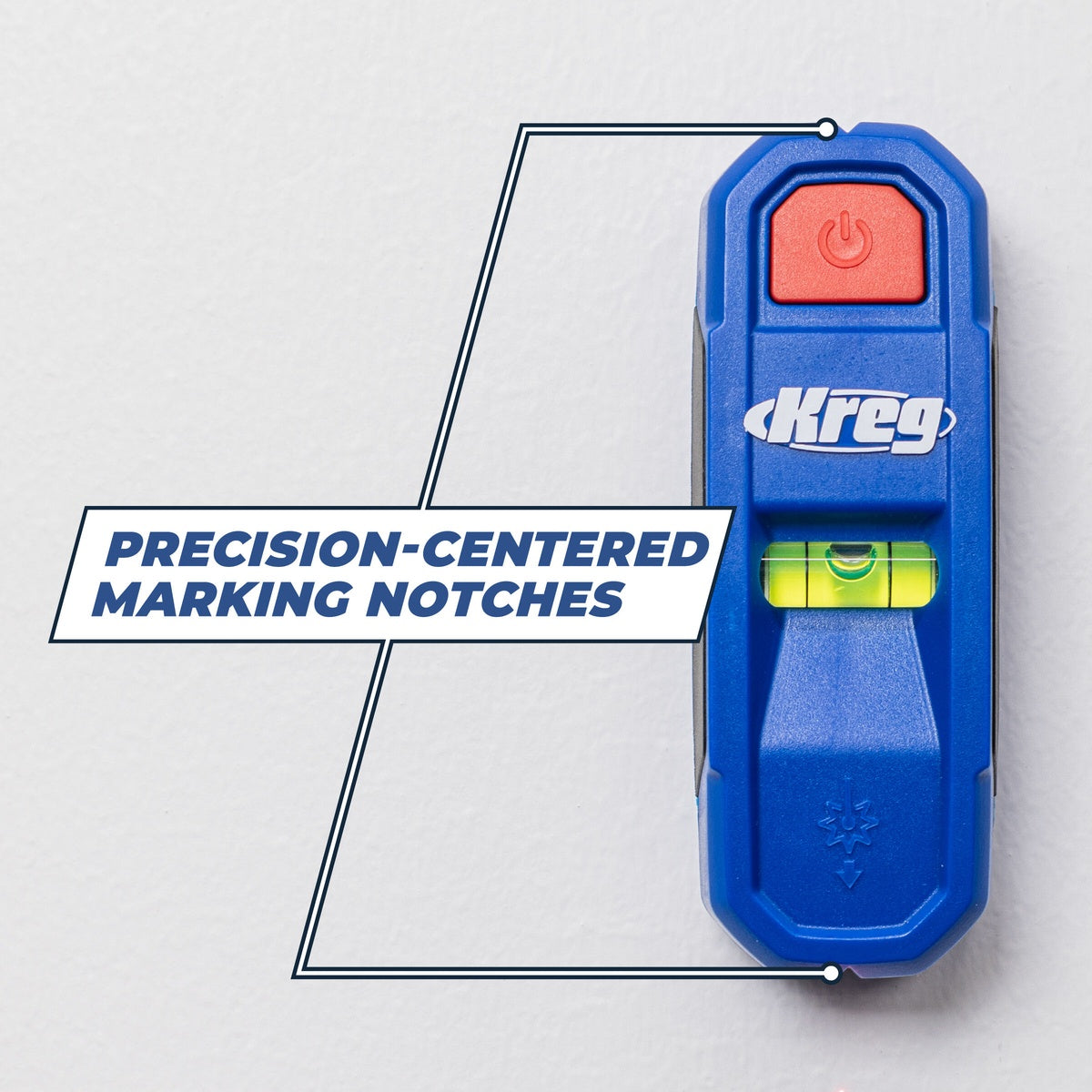 Kreg LASER-MARK Magnetic Stud Finder with Laser Marker and Bubble Level (KMM1000LZ)
