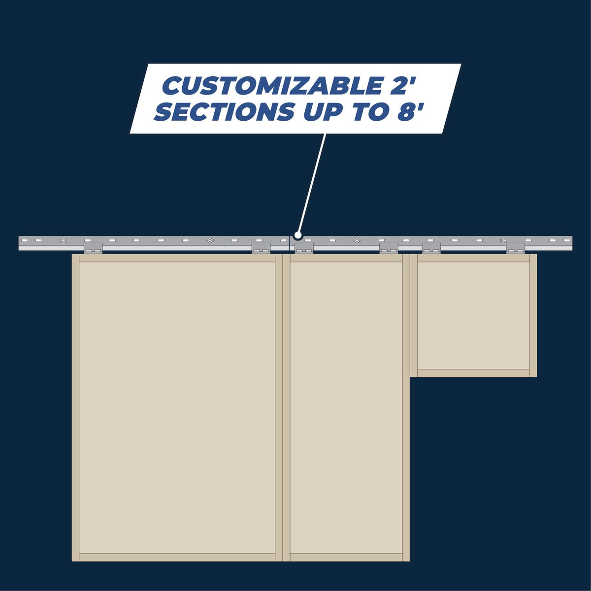 Kreg Tool 8-ft. Cabinet Installation System for One-Person Wall Cabinet Hanging (KCS-100)