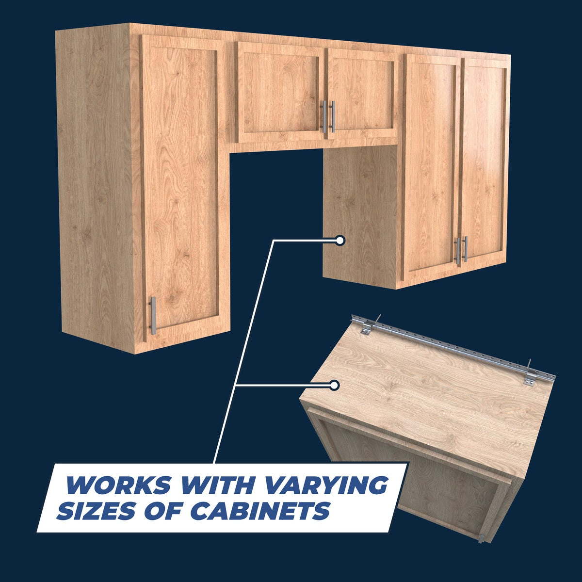 Kreg Tool 8-ft. Cabinet Installation System for One-Person Wall Cabinet Hanging (KCS-100)