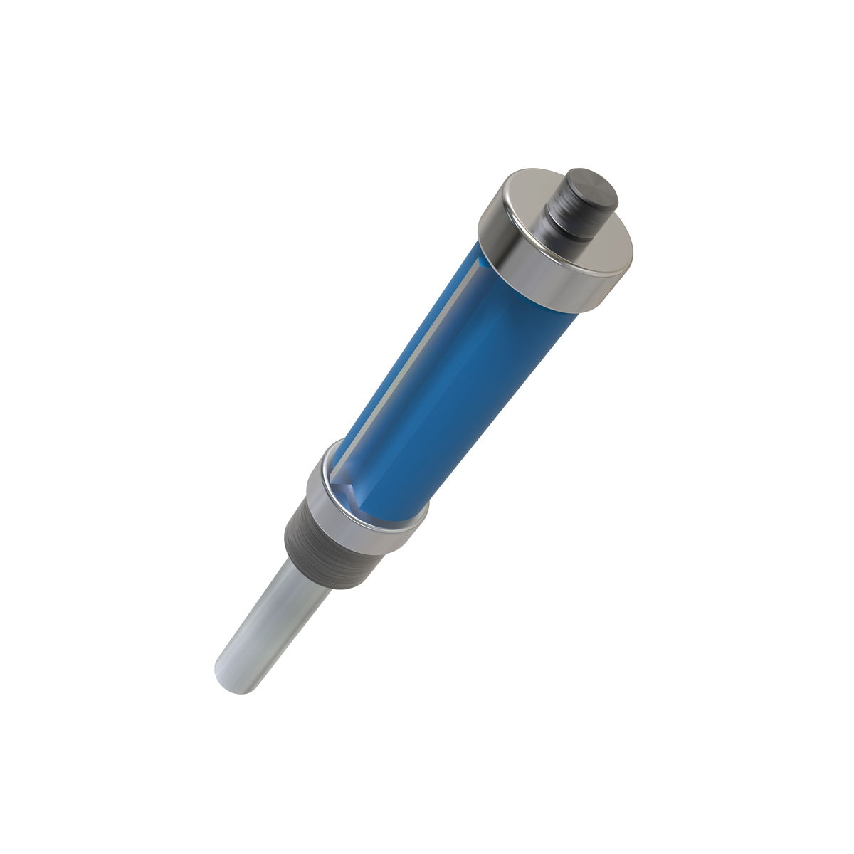 Kreg Tool PRS250 Flush-Trim Bit, 1/4 in. Shank product view showing dual-bearing router bit for trim and pattern routing