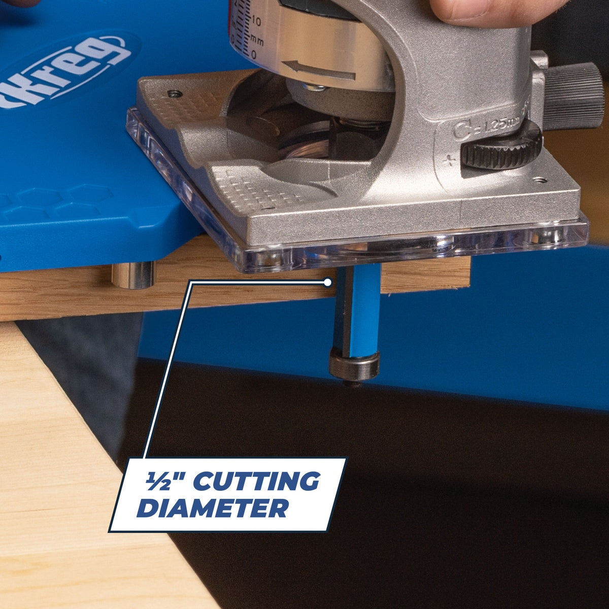 Kreg 1/4-in. Flush-Trim Router Bit for Corner Routing Guide Set (PRS250)