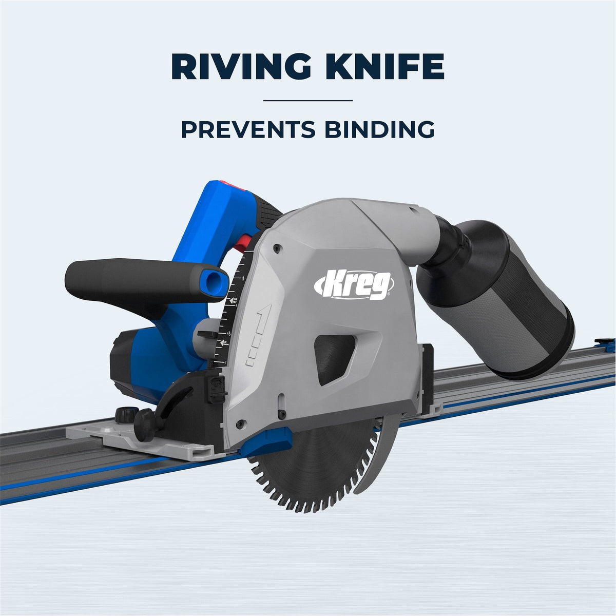 Kreg 12 Amp 62-in. Corded Plunge-Cut Track Saw Kit with Guide Track (ACS2100)