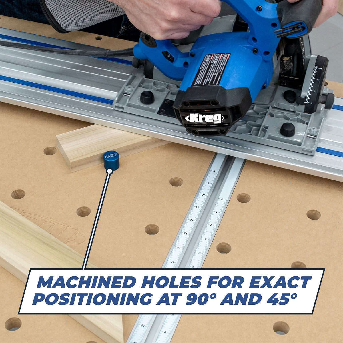 Kreg Tool 12 Amp 62-in. Corded Plunge-Cut Track Saw Master Kit with Project Table (ACS3100)