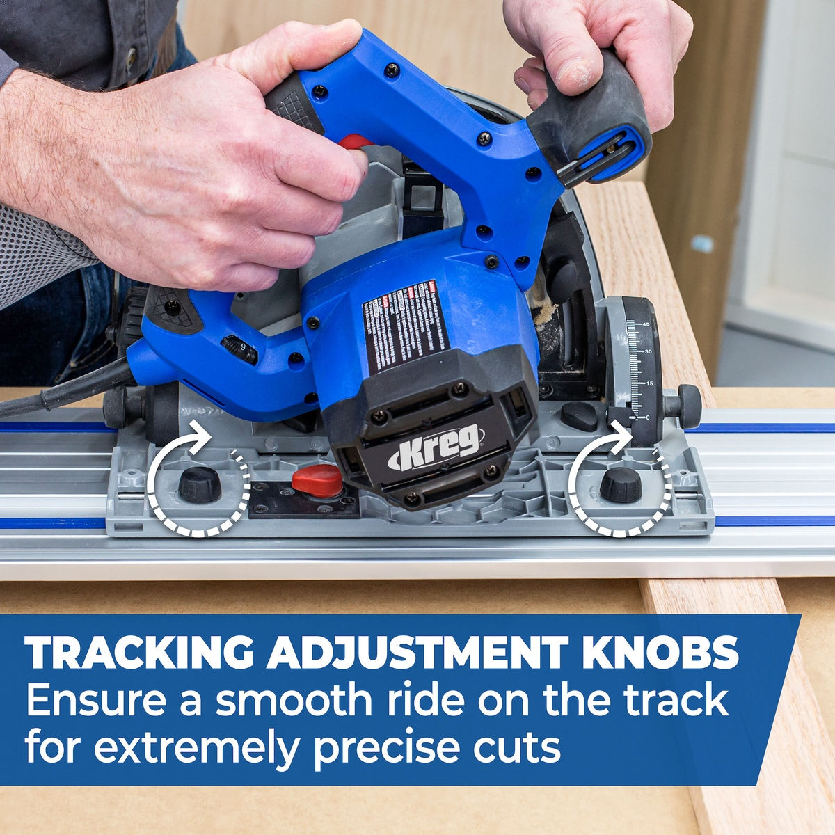 Kreg Adaptive Cutting System 12 Amp Corded Plunge-Cut Track Saw, Tool Only (ACS-SAWBB)