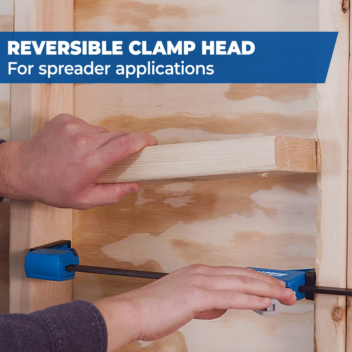 Kreg Tool VersaGrip 6-in. Bar Clamp with Reversible Clamp Head (KVGC6)