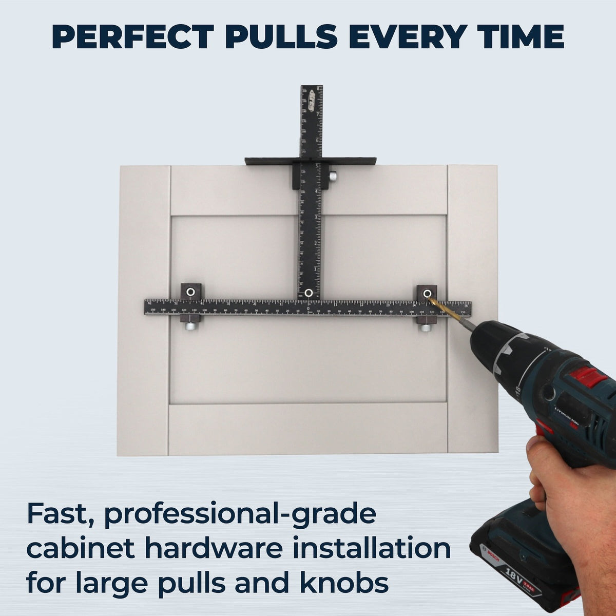 Kreg Tool Cabinet Hardware Jig Pro Manual Cabinet Pull and Knob Installation Jig (KHI-XLPULL)