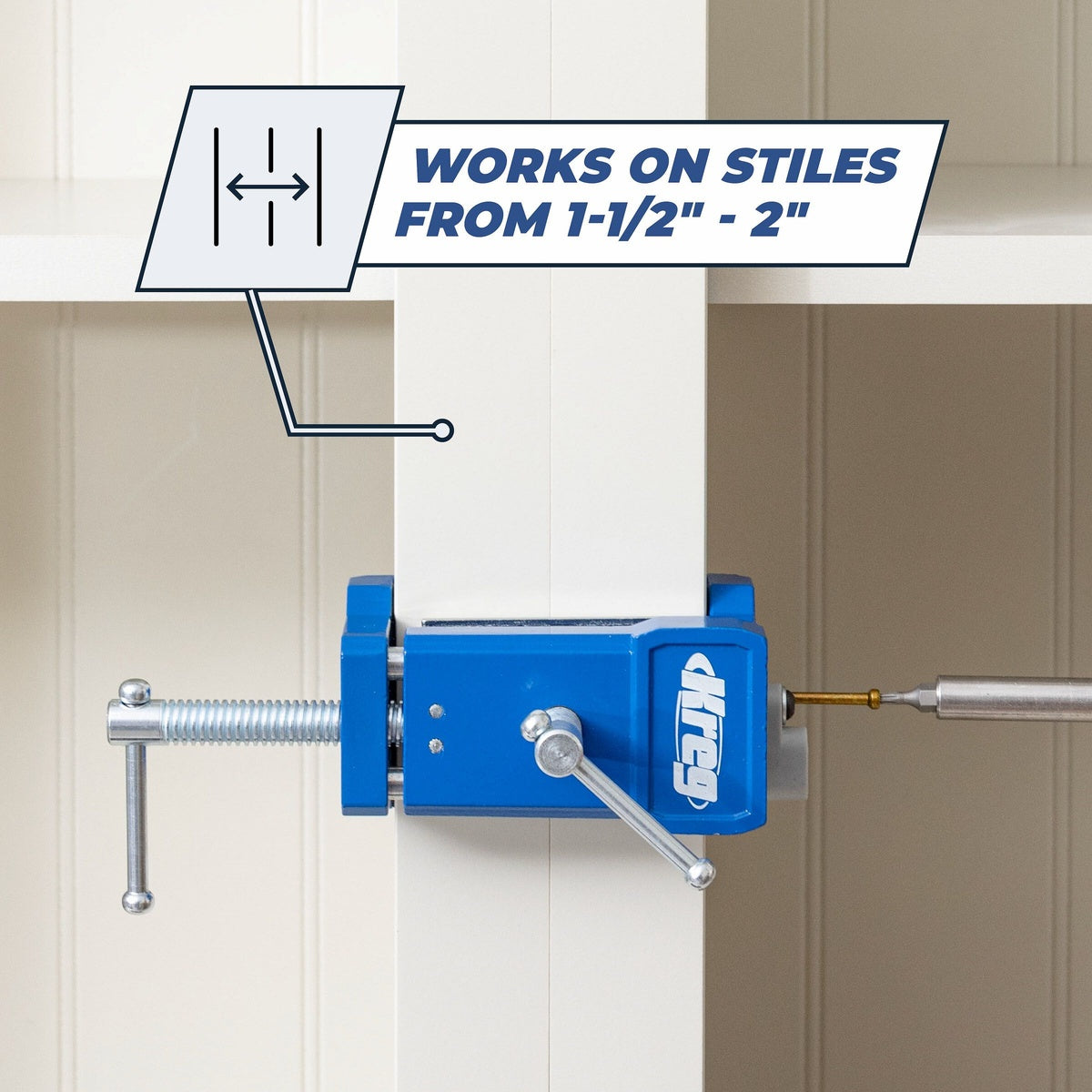 Kreg Tool 2-Pack Cabinet Face Frame Clamp for Face Frame Cabinet Installation (KCS-FFC2)