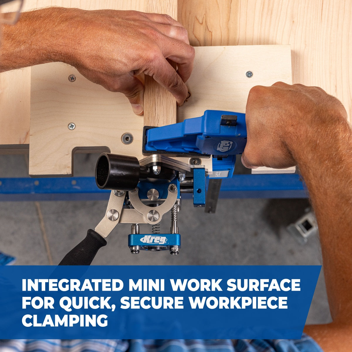 Kreg MortiseMate Loose Tenon Jig with 6 mm Mortising Cutter for Drill-Powered Wood Joinery (KLTJ100)