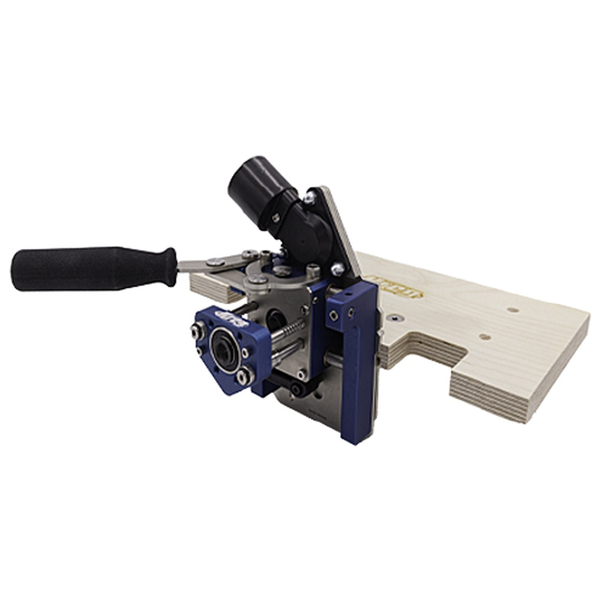 Kreg MortiseMate Loose Tenon Jig with 6 mm Mortising Cutter for Drill-Powered Wood Joinery (KLTJ100)