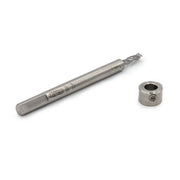 Kreg Tool KLTJC-M06 MortiseMate 6mm Mortising Cutter with stop collar for woodworking loose tenon mortises on a bench setup