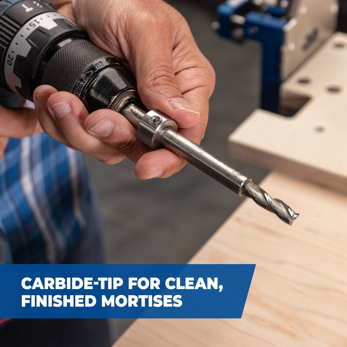 Kreg MortiseMate 6 mm Mortising Cutter for Loose Tenon Joinery with Stop Collar (KLTJC-M06)