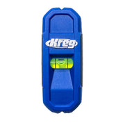 Kreg Tool KMM1000 Magnetic Stud Finder front view with integrated bubble level for wall stud locating and hanging shelves or cabinets