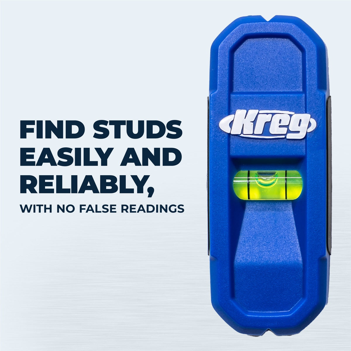 Kreg Magnetic Stud Finder with Bubble Level, Battery-Free Wall Scanning Tool (KMM1000)