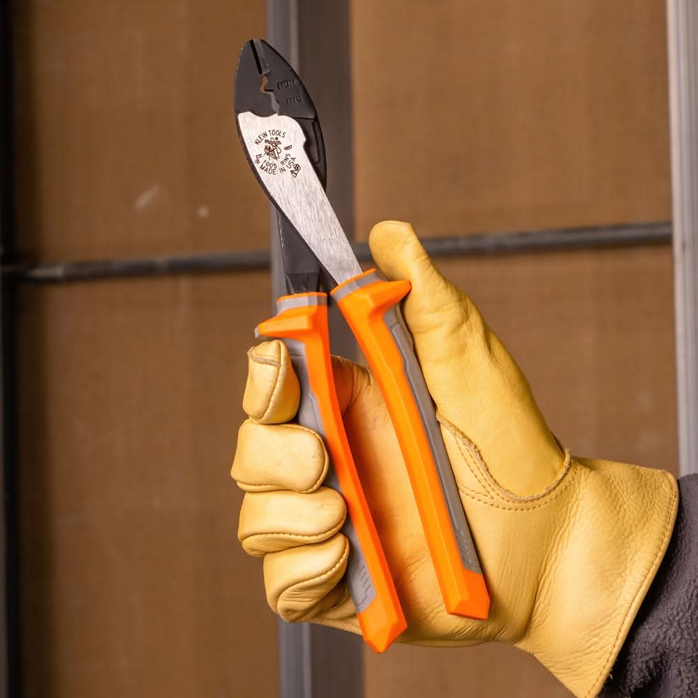 Klein Tools 1005RINS Crimping and Cutting Tool for Connectors, Insulated