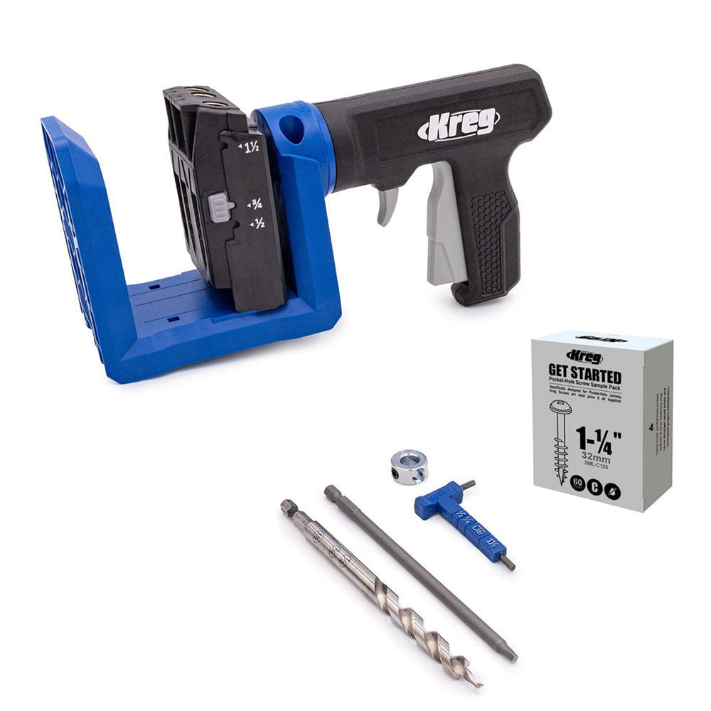 Kreg 520PRO Pocket-Hole Jig with VersaGrip Clamp and 60 Screws (KPHJ520PRO2)