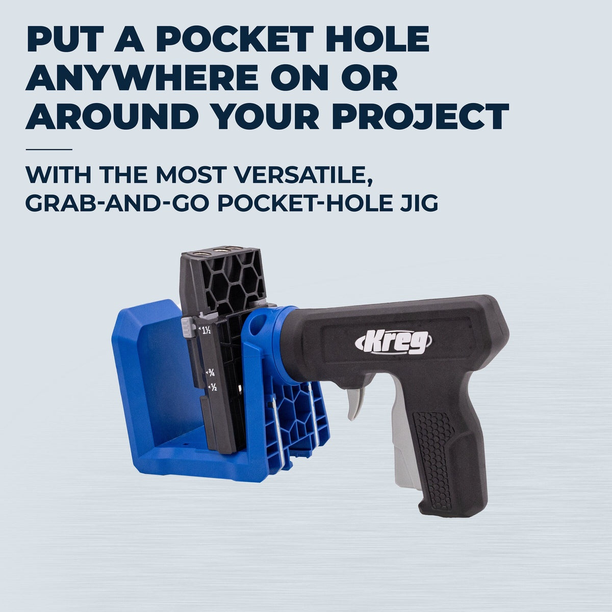 Kreg 520PRO Pocket-Hole Jig with VersaGrip Clamp and 60 Screws (KPHJ520PRO2)