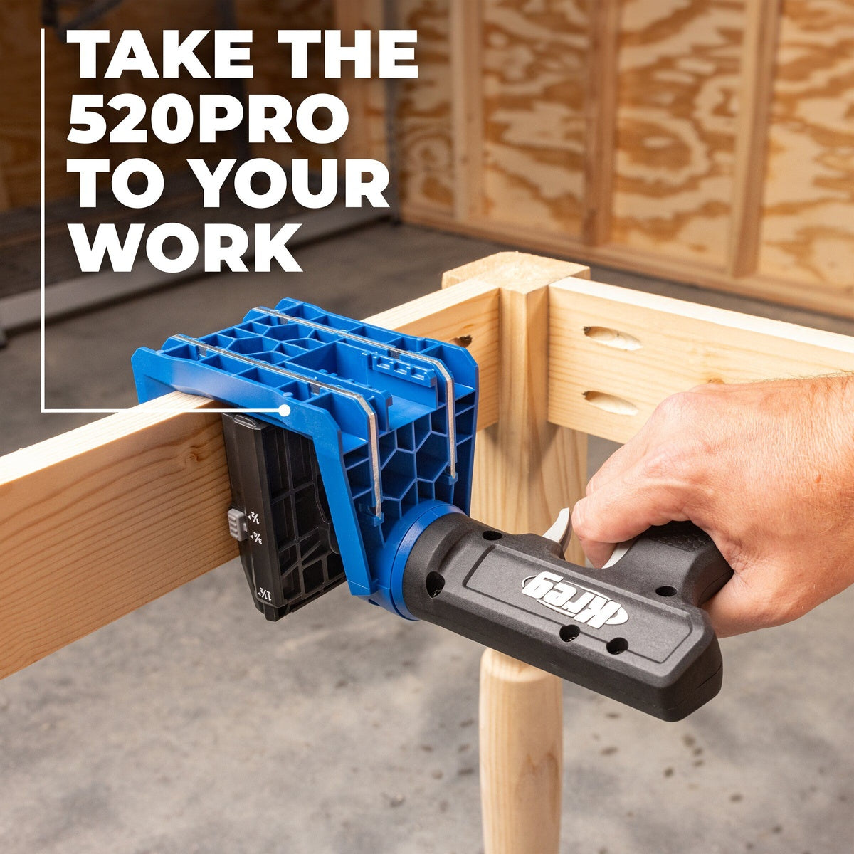 Kreg 520PRO Pocket-Hole Jig with VersaGrip Clamp and 60 Screws (KPHJ520PRO2)