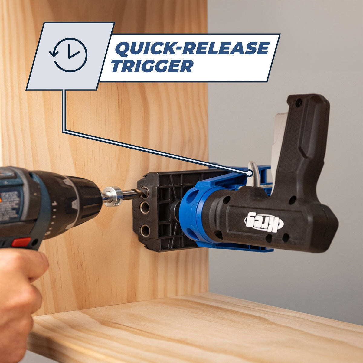 Kreg 520PRO Pocket-Hole Jig with VersaGrip Clamp and 60 Screws (KPHJ520PRO2)
