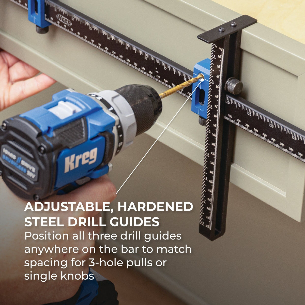 Kreg Tool Cabinet Hardware Jig Pro XL Adjustable Installation Jig