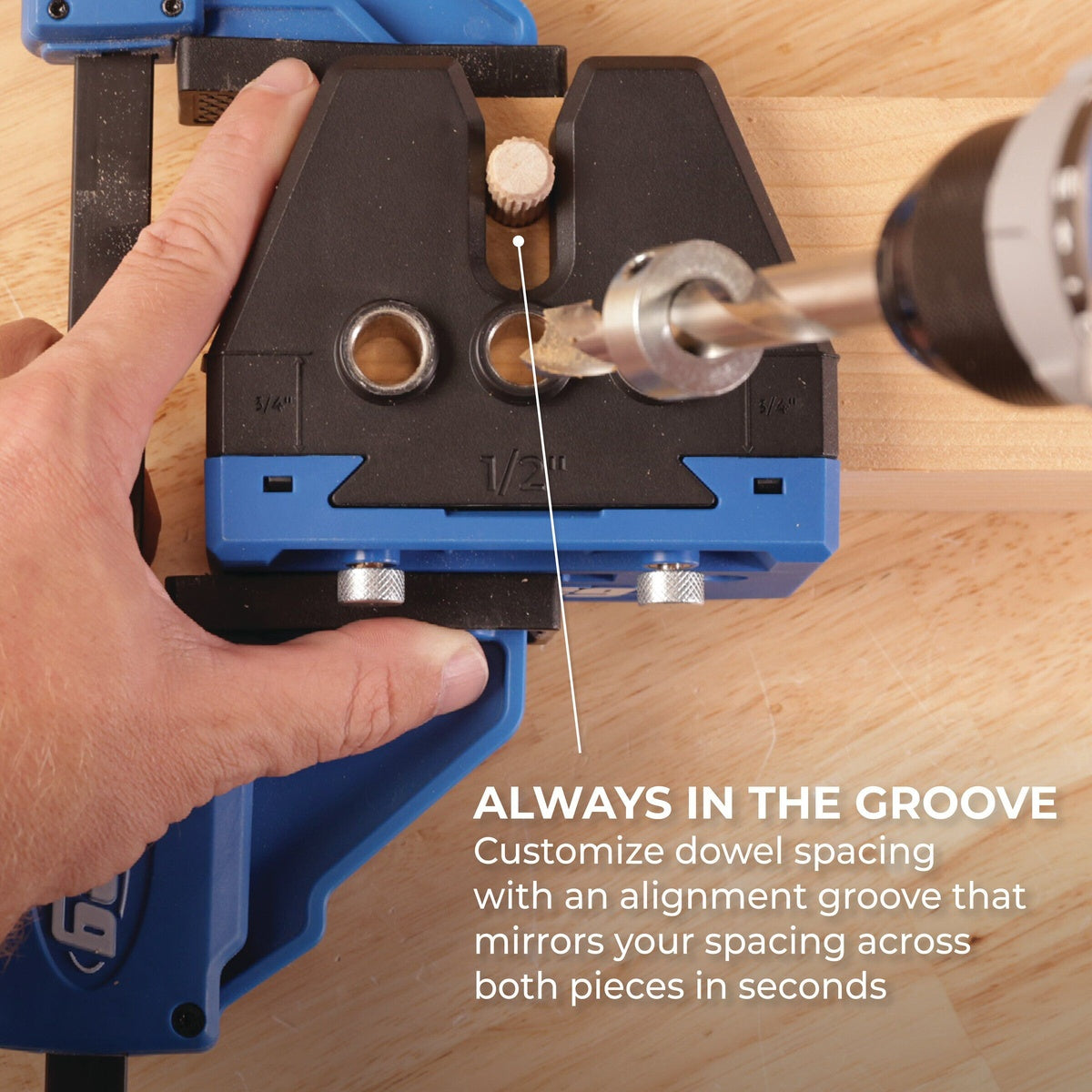 Kreg 1/2-in. Dowel Jig Upgrade Kit for Kreg Dowel Jig (KHJD310)