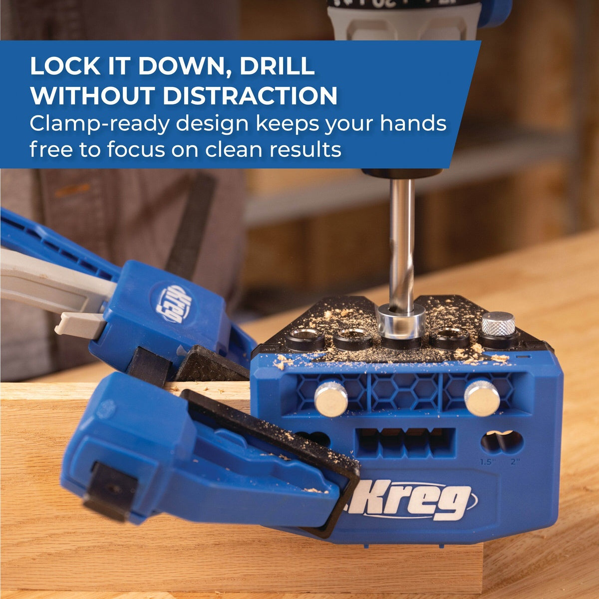 Kreg 1/4-in. and 3/8-in. Dowel Jig Kit for Wood Joinery (KHJD345)