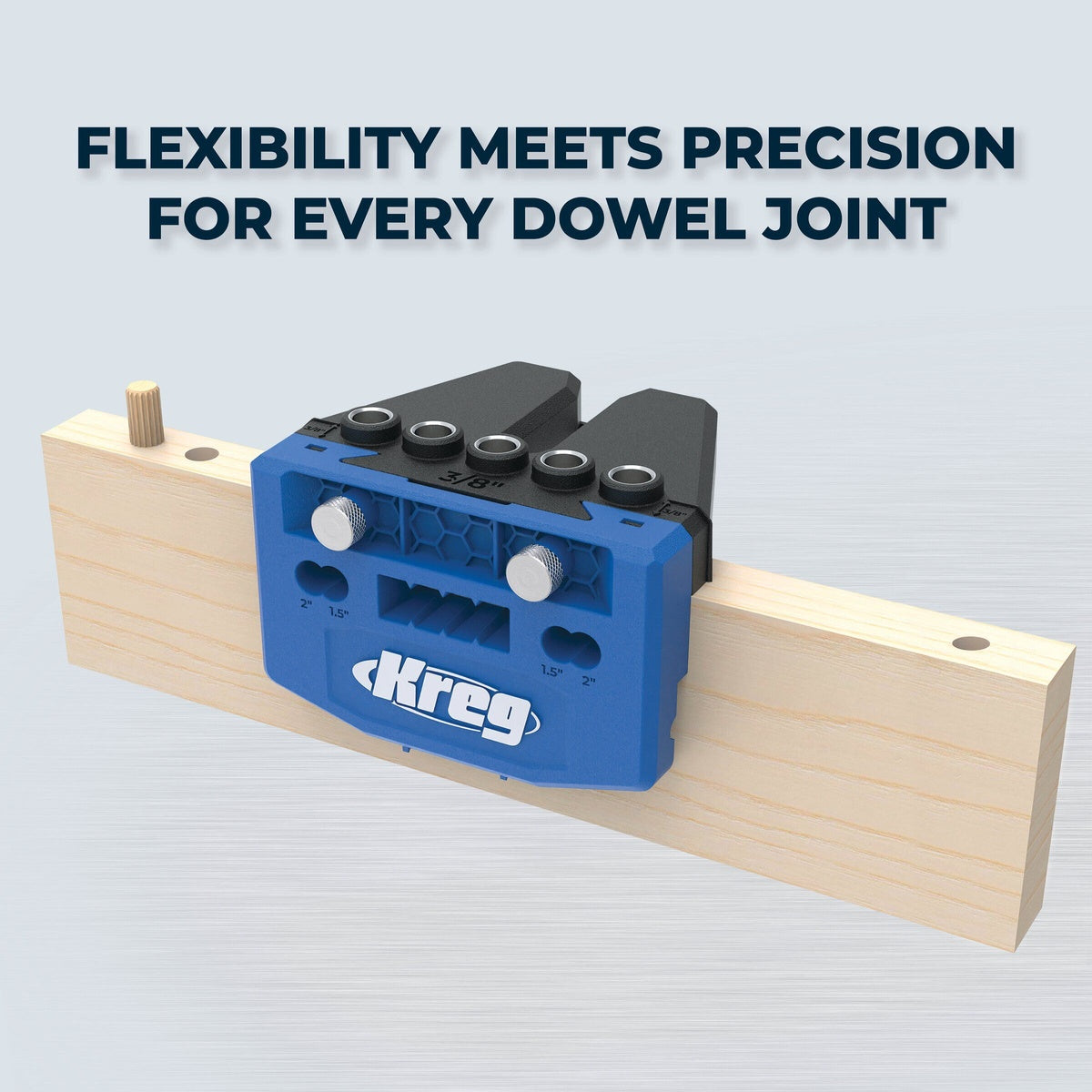Kreg 1/4-in. and 3/8-in. Dowel Jig Kit for Wood Joinery (KHJD345)