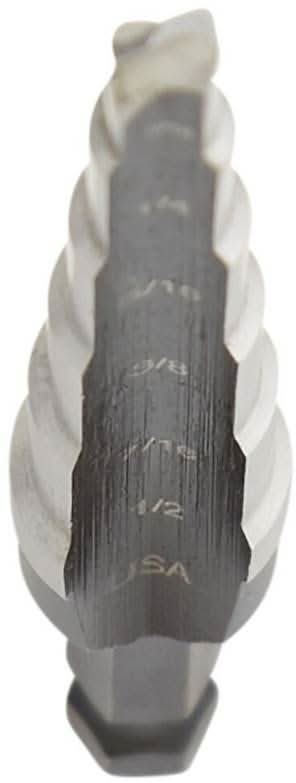 Irwin 10232 UNIBIT HSS #2 6 Step Drill Bit 2 3/16-in. - 1/2-in.