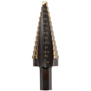 Irwin 10234CB Unibit Cobalt Alloy Steel #4 12 Step Drill Bit 3/16-in. - 7/8-in.