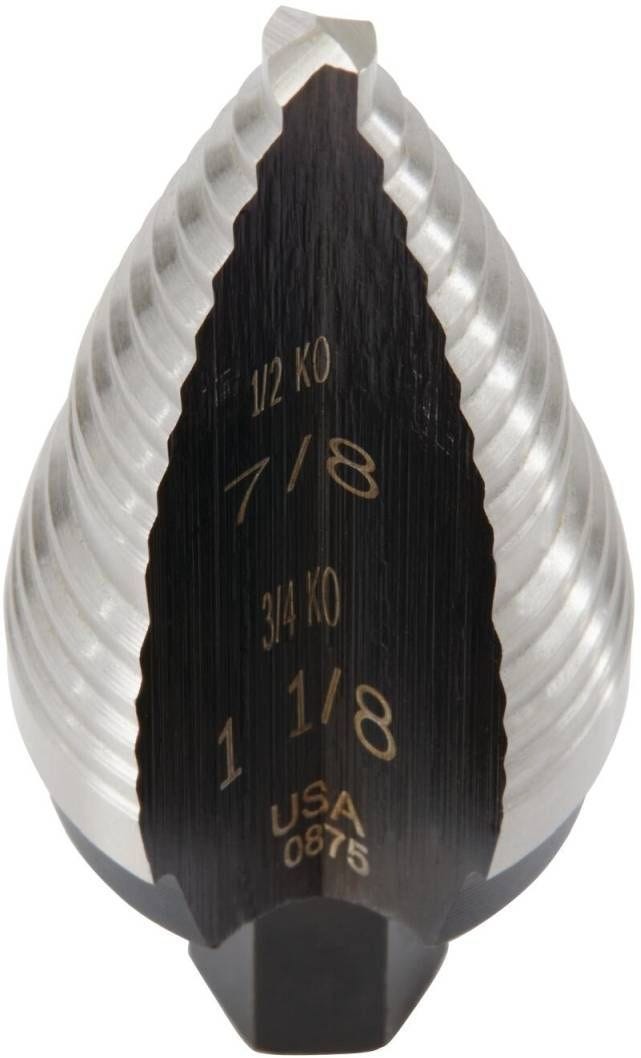 Irwin 10239 High Speed Steel Fractional Self-Starting #9 Hole Sizes 7/8-in. - 1-1/8-in.